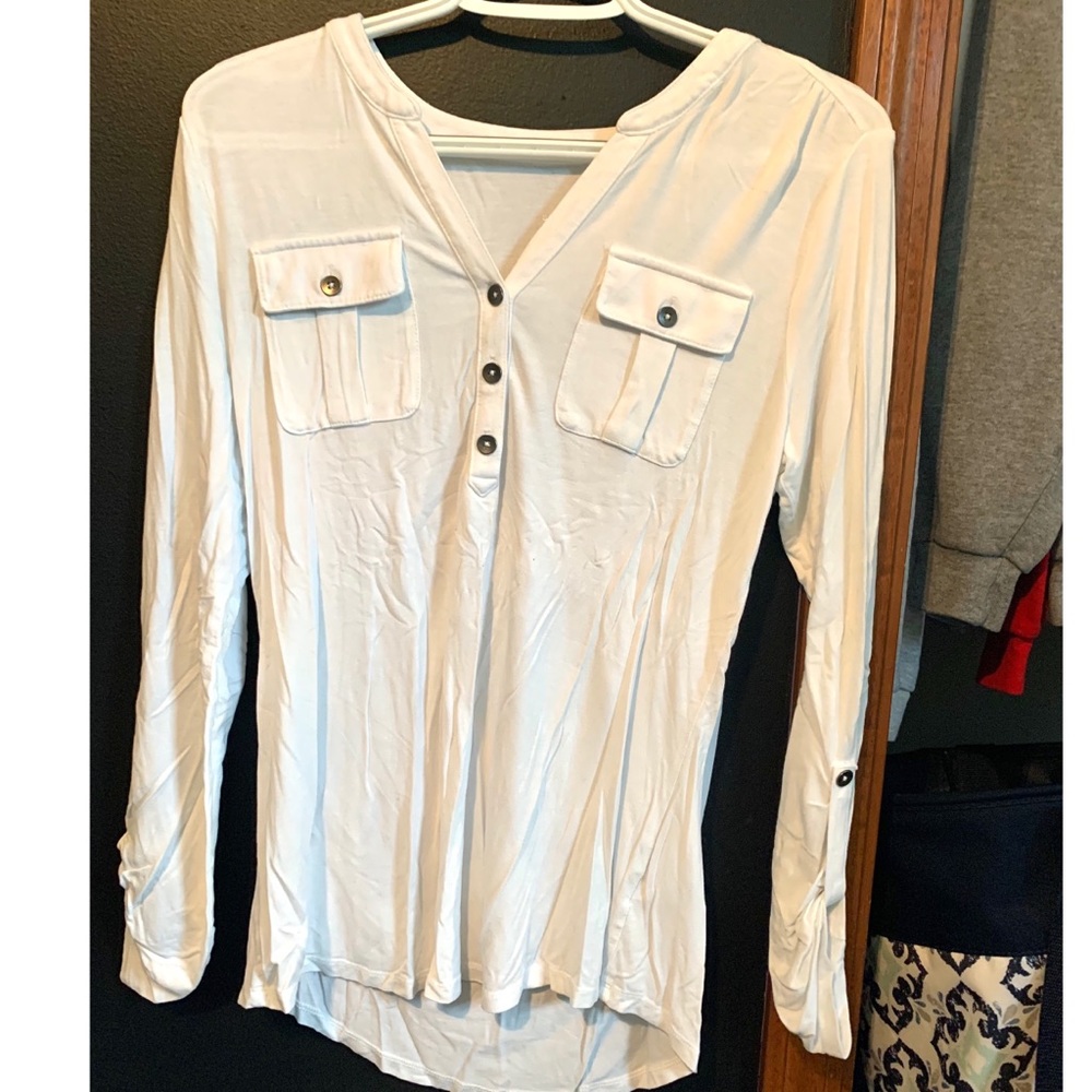 White button up shirt